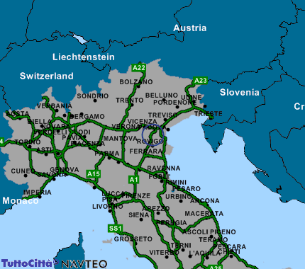 Apri TuttoCittà® - NAVTEQ